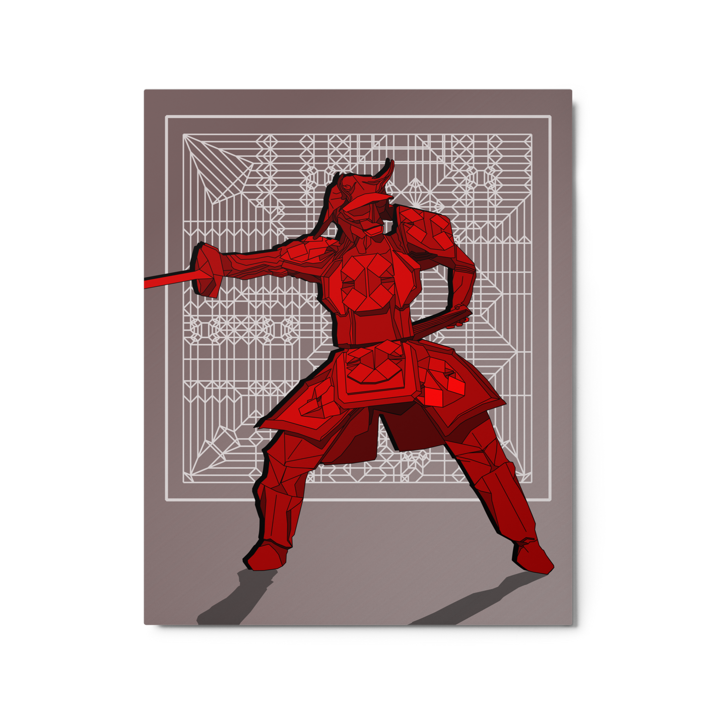 Samurai Metal Print