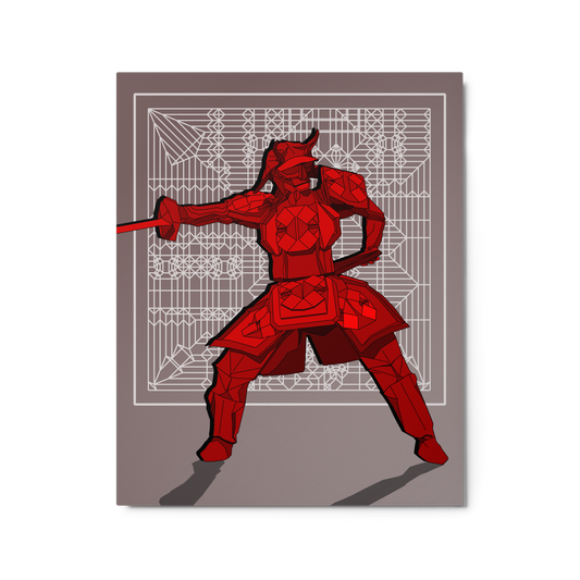 Samurai Metal Print