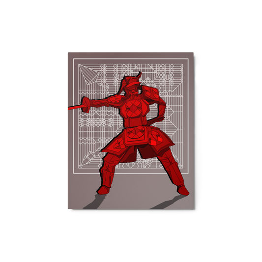 Samurai Metal Print